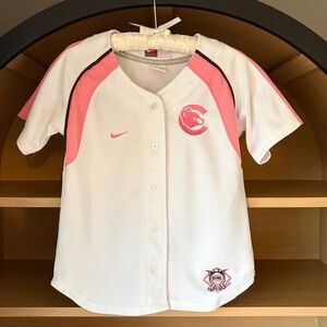 ✨$25✨Nike•Women’s Chicago Cubs Short Sleeve Jersey | Pink/White | Small (4-6)